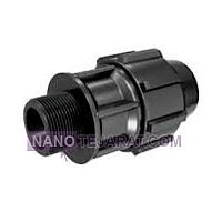 Male Threaded Polyethylene Adapter Size 75 x 2 1-2 Male Threaded Polyethylene Adapter Size 75 x 2 1-2